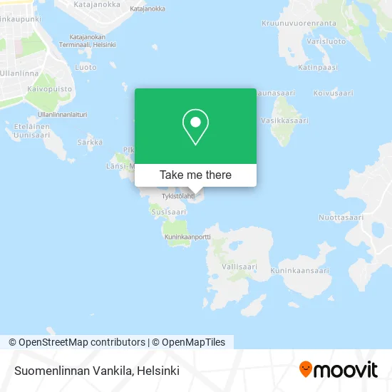 Suomenlinnan Vankila map