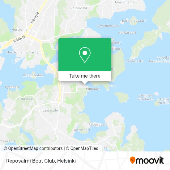 Reposalmi Boat Club map