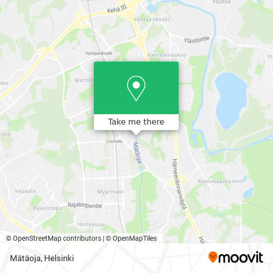 Mätäoja map
