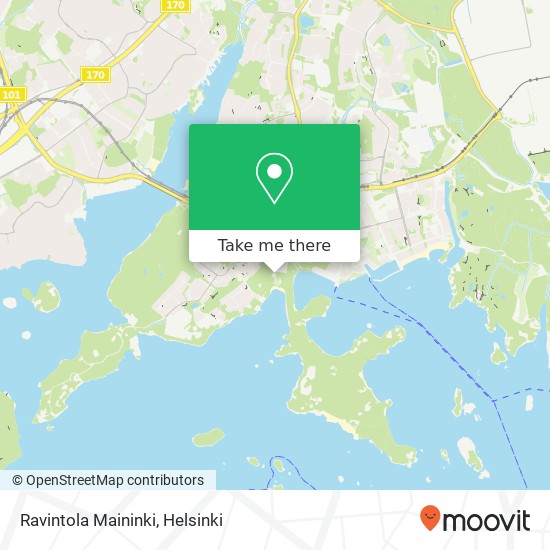 Ravintola Maininki map