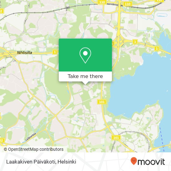 Laakakiven Päiväkoti map