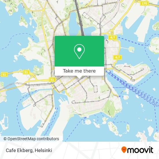 Cafe Ekberg map