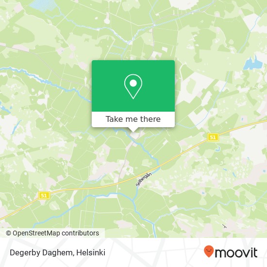 Degerby Daghem map