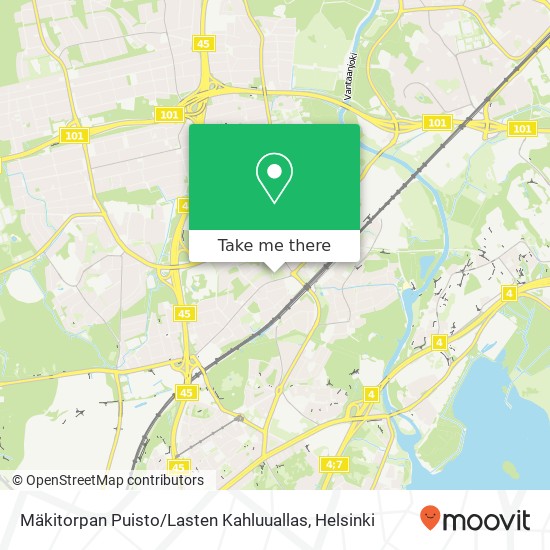 Mäkitorpan Puisto / Lasten Kahluuallas map
