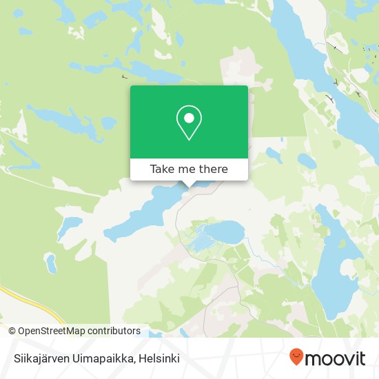 Siikajärven Uimapaikka map