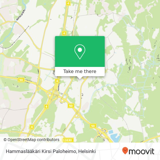 Hammaslääkäri Kirsi Paloheimo map