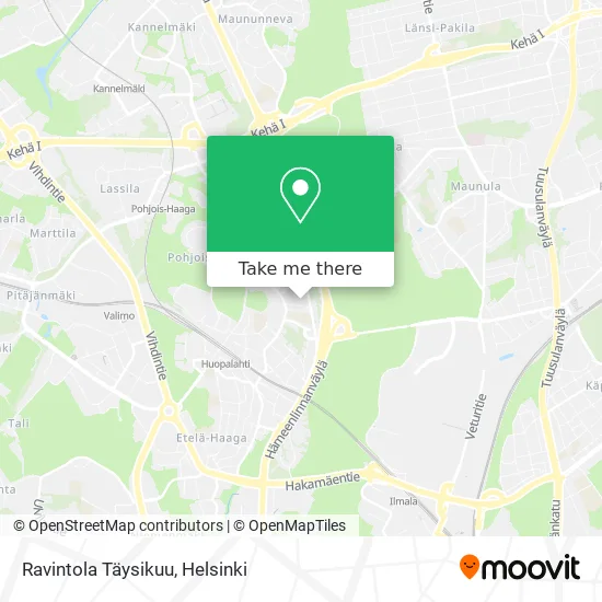 Restaurant Full Moon map