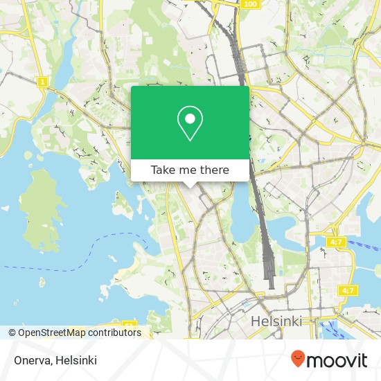Onerva map