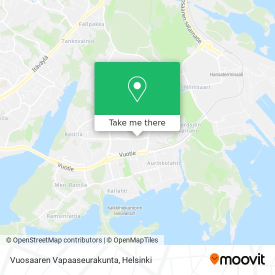 Vuosaaren Vapaaseurakunta map