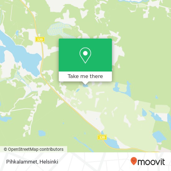 Pihkalammet map