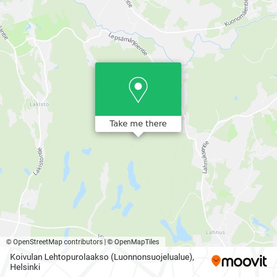 Koivulan Lehtopurolaakso (Luonnonsuojelualue) map