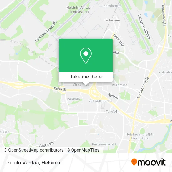 Puuilo Vantaa map