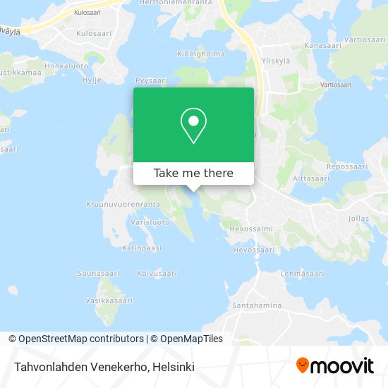 Tahvonlahden Venekerho map