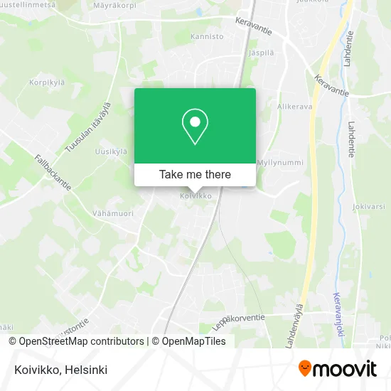 Koivikko map
