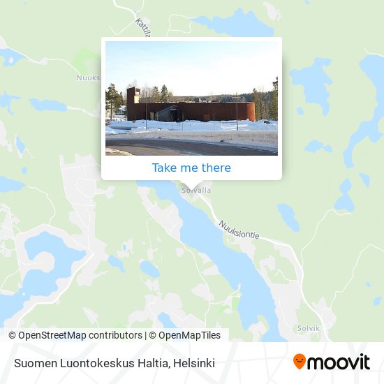 Suomen Luontokeskus Haltia map