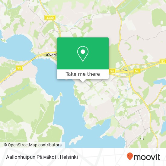 Aallonhuipun Päiväkoti map