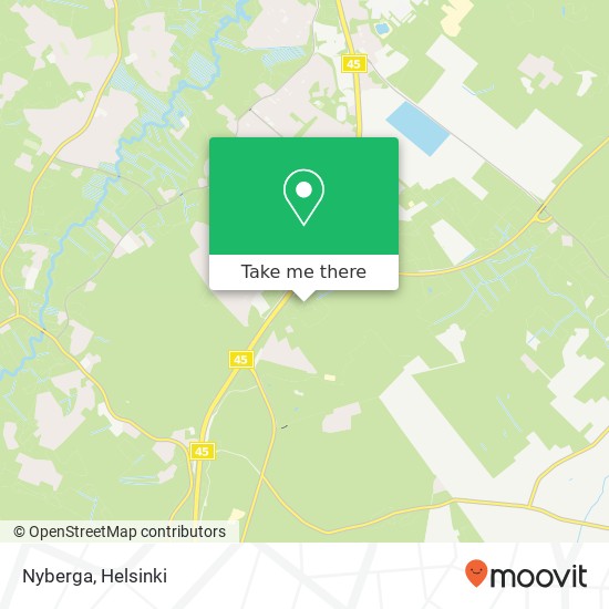 Nyberga map