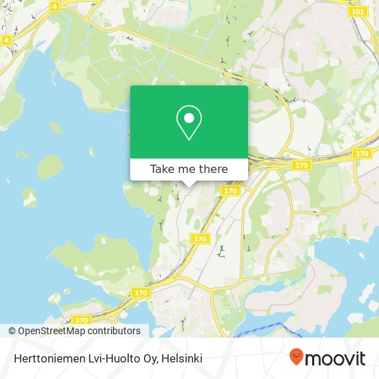 Herttoniemen Lvi-Huolto Oy map