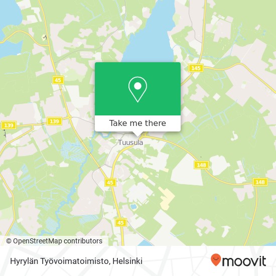 Hyrylän Työvoimatoimisto map