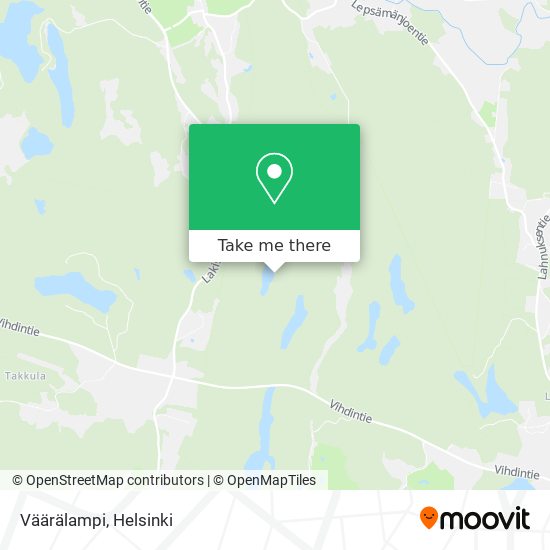 Väärälampi map