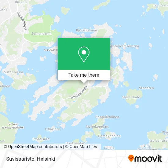 Suvisaaristo map
