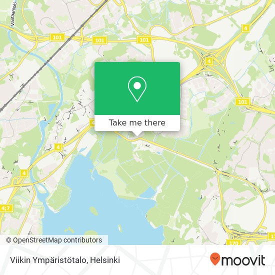 Viikin Ympäristötalo map