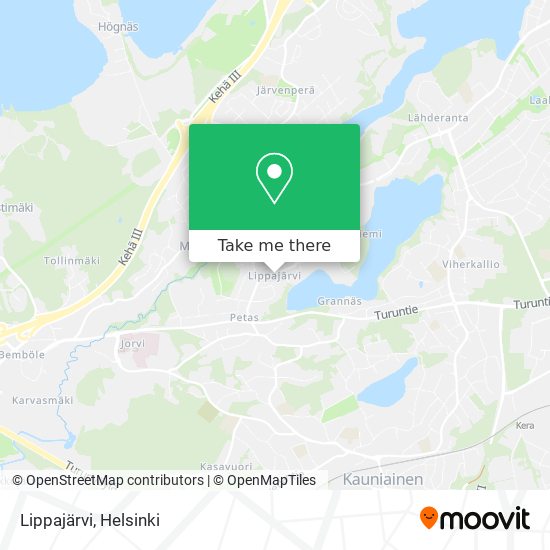 Lippajärvi map