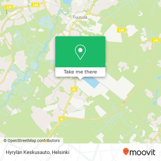 Hyrylän Keskusauto map