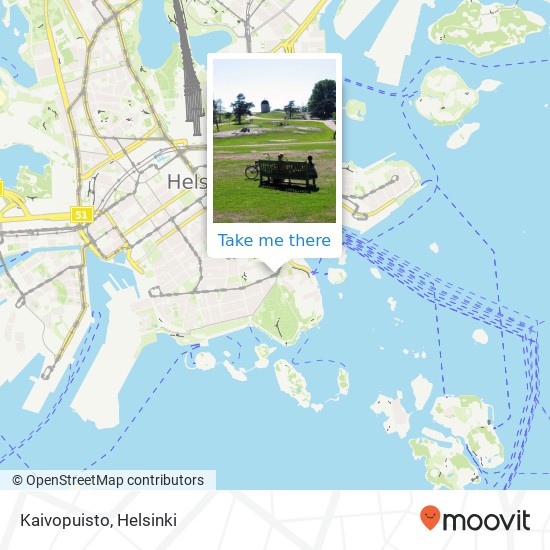 Kaivopuisto map