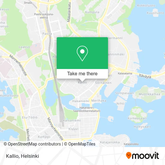 Kallio map
