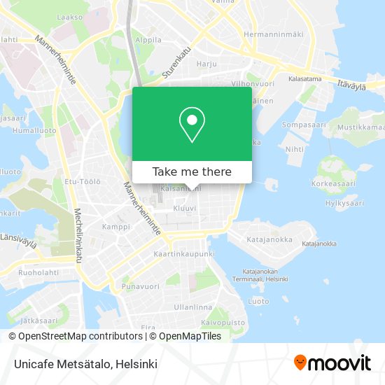 Unicafe Metsätalo map