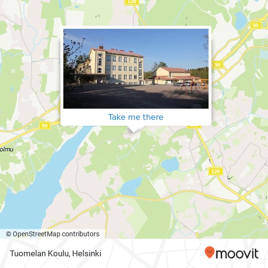 Tuomelan Koulu map