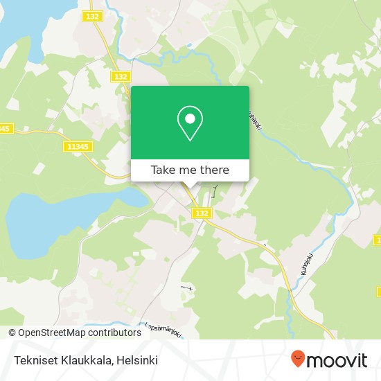 Tekniset Klaukkala map