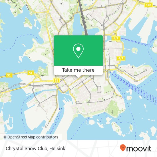 Chrystal Show Club map