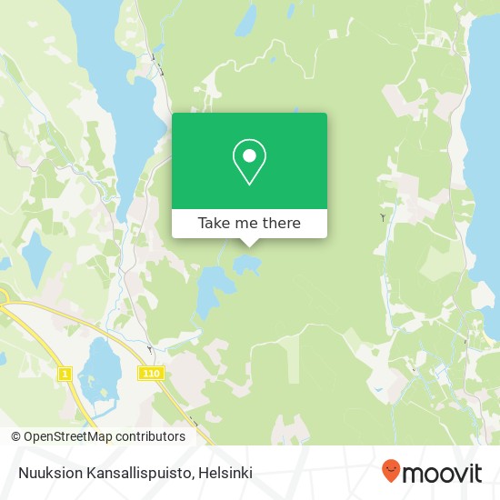 Nuuksion Kansallispuisto map