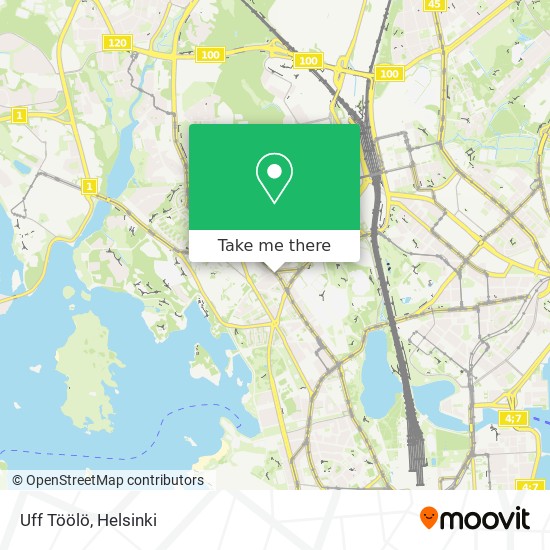 Uff Töölö map