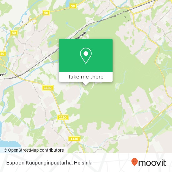 Espoon Kaupunginpuutarha map