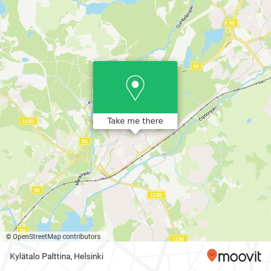 Kylätalo Palttina map