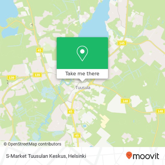 S-Market Tuusulan Keskus map