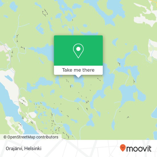 Orajärvi map