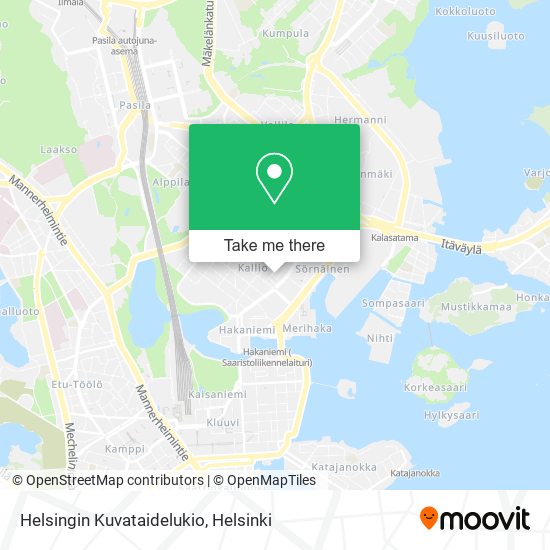 Helsingin Kuvataidelukio map