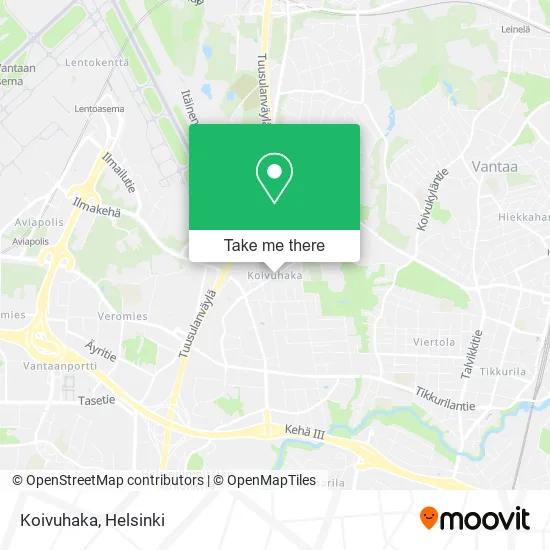Koivuhaka map