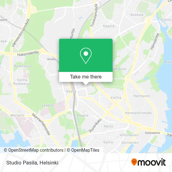 Studio Pasila map