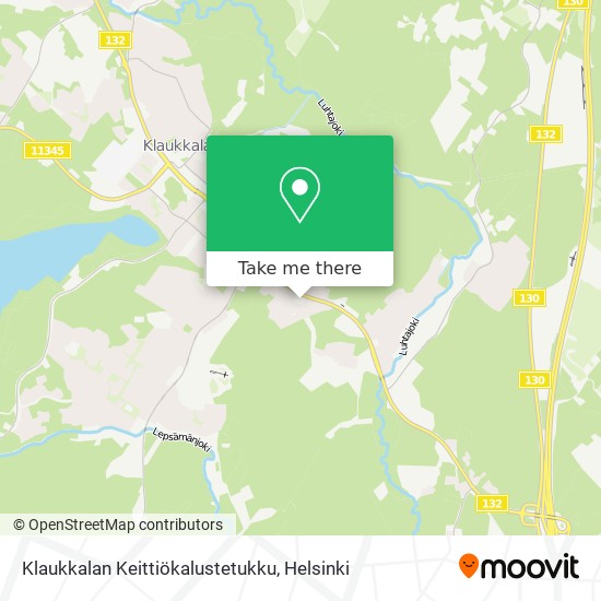 Klaukkalan Keittiökalustetukku map