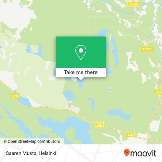 Saaren Musta map