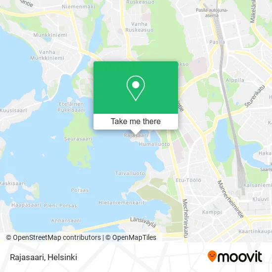 Rajasaari map