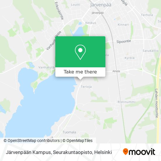 Järvenpään Kampus, Seurakuntaopisto map