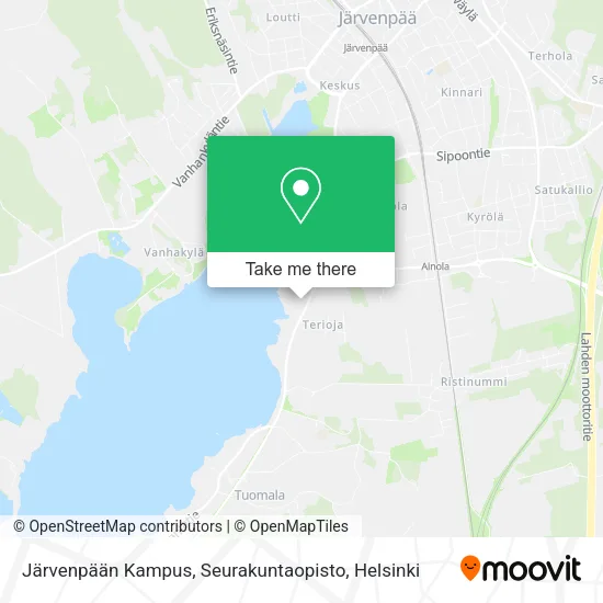 Järvenpään Kampus, Seurakuntaopisto map