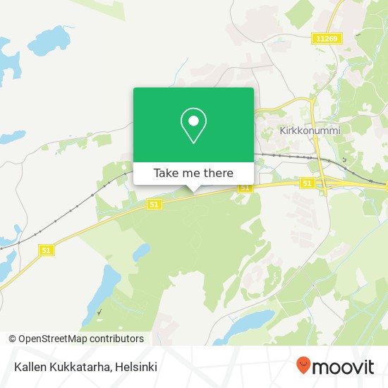 Kallen Kukkatarha map