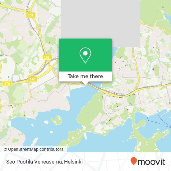 Seo Puotila Veneasema map